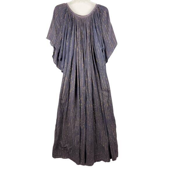 Vintage Kaiser Boho Festival Oversized Moo Moo Tent Dress Maxi OSFA 100% Cotton - Picture 2 of 12